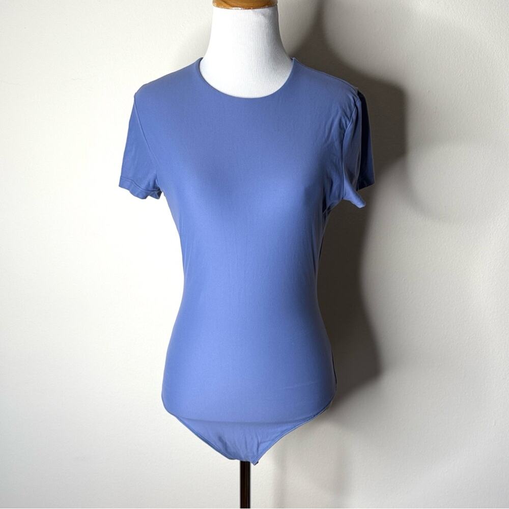 Abercrombie Pale Blue Seamless Bodysuit - Picture 1 of 7